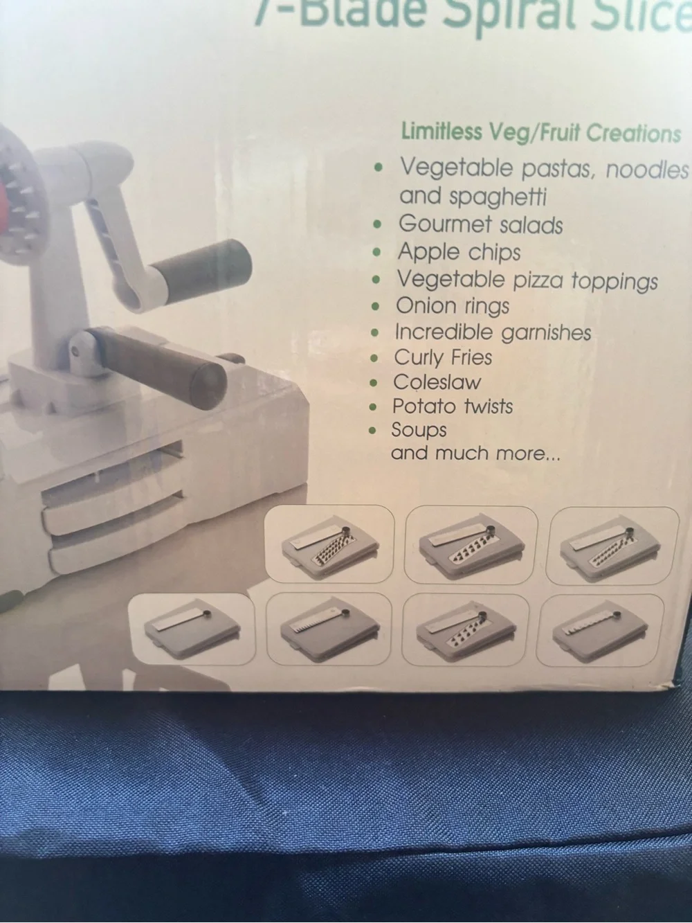 Spiralizer 7-Blade Spiral Slicer - White
